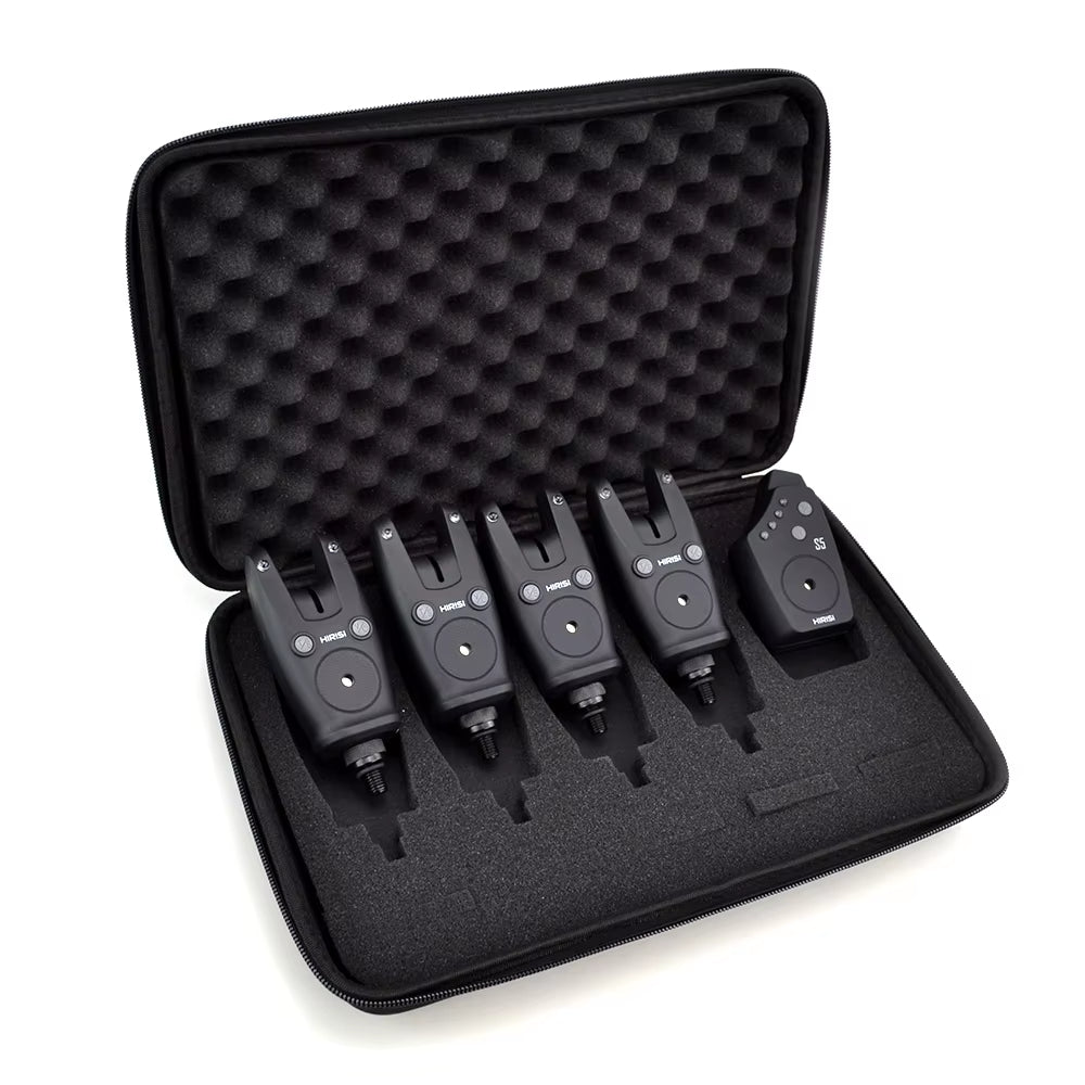 Wireless Carp Fishing Alarm Set Waterproof, Fishing Bite Alarms Fishing Bite Indicator Fishing Accessories S5