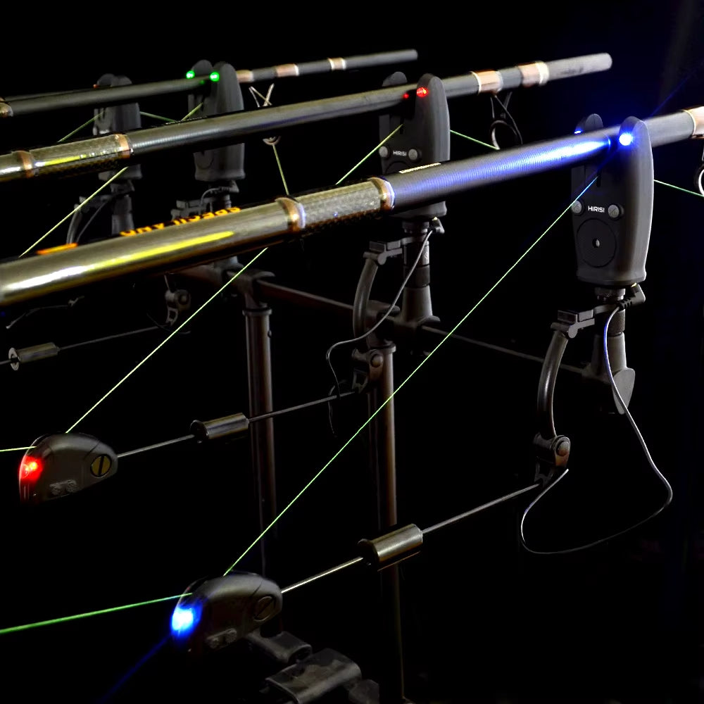 Wireless Carp Fishing Alarm Set Waterproof, Fishing Bite Alarms Fishing Bite Indicator Fishing Accessories S5