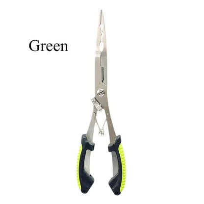 1Pc 21.5Cm Stainless Steel Fishing Pliers Multifunctional Fishing Scissors Fishing Accessories Fishing Pliers Gripper