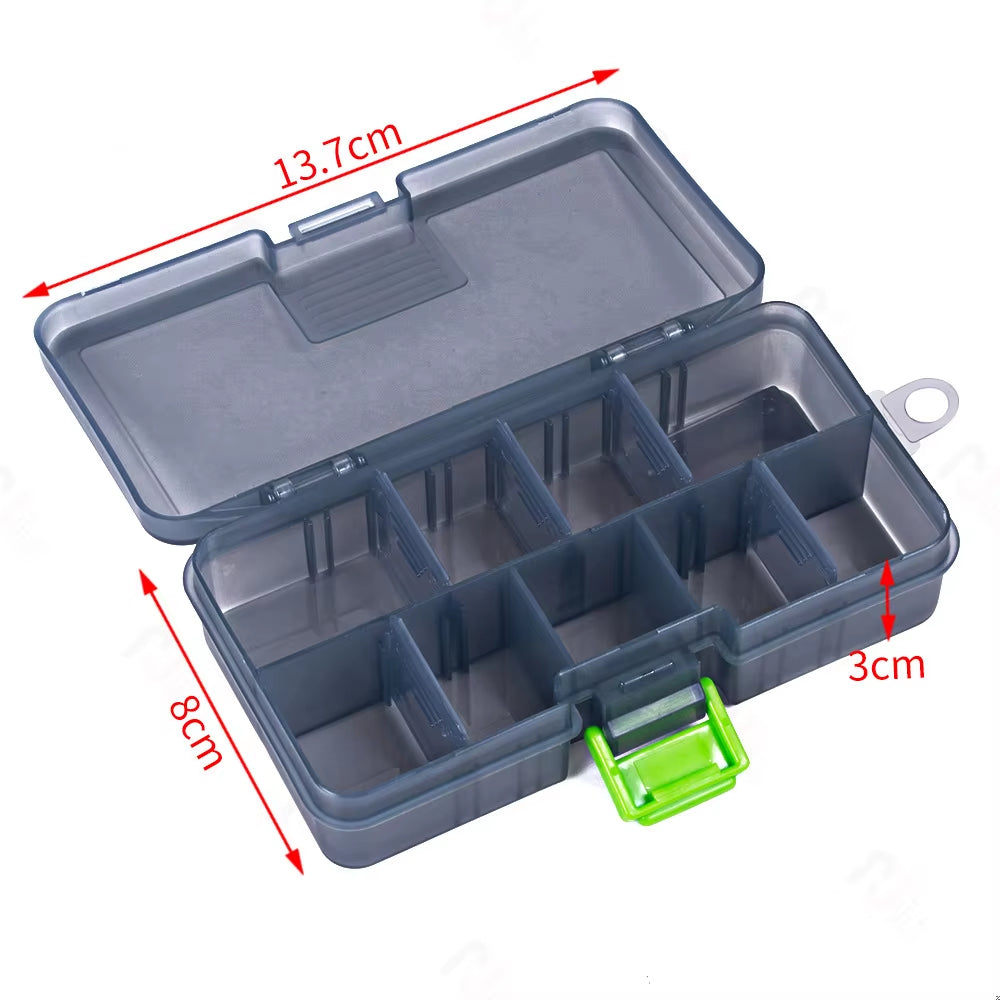 Fishing Tackles Baits Storage Case Translucent Protective Storage Box for Fishing Lures Spoons Fishhook