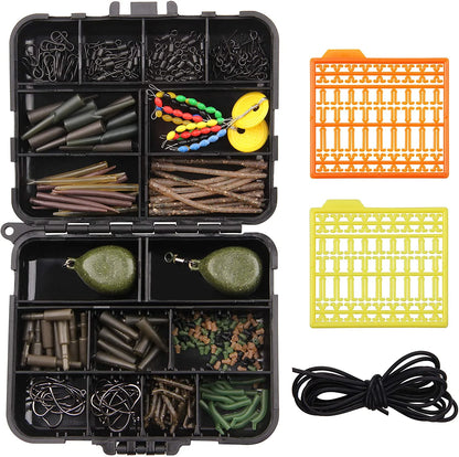 Carp Fishing Tackle Kit Carp Fishing Equipment, 217Pcs Carp Fishing Bait Fishing Gear