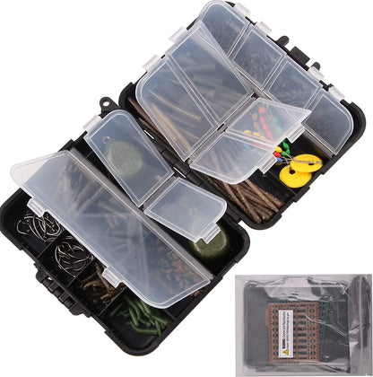 Carp Fishing Tackle Kit Carp Fishing Equipment, 217Pcs Carp Fishing Bait Fishing Gear