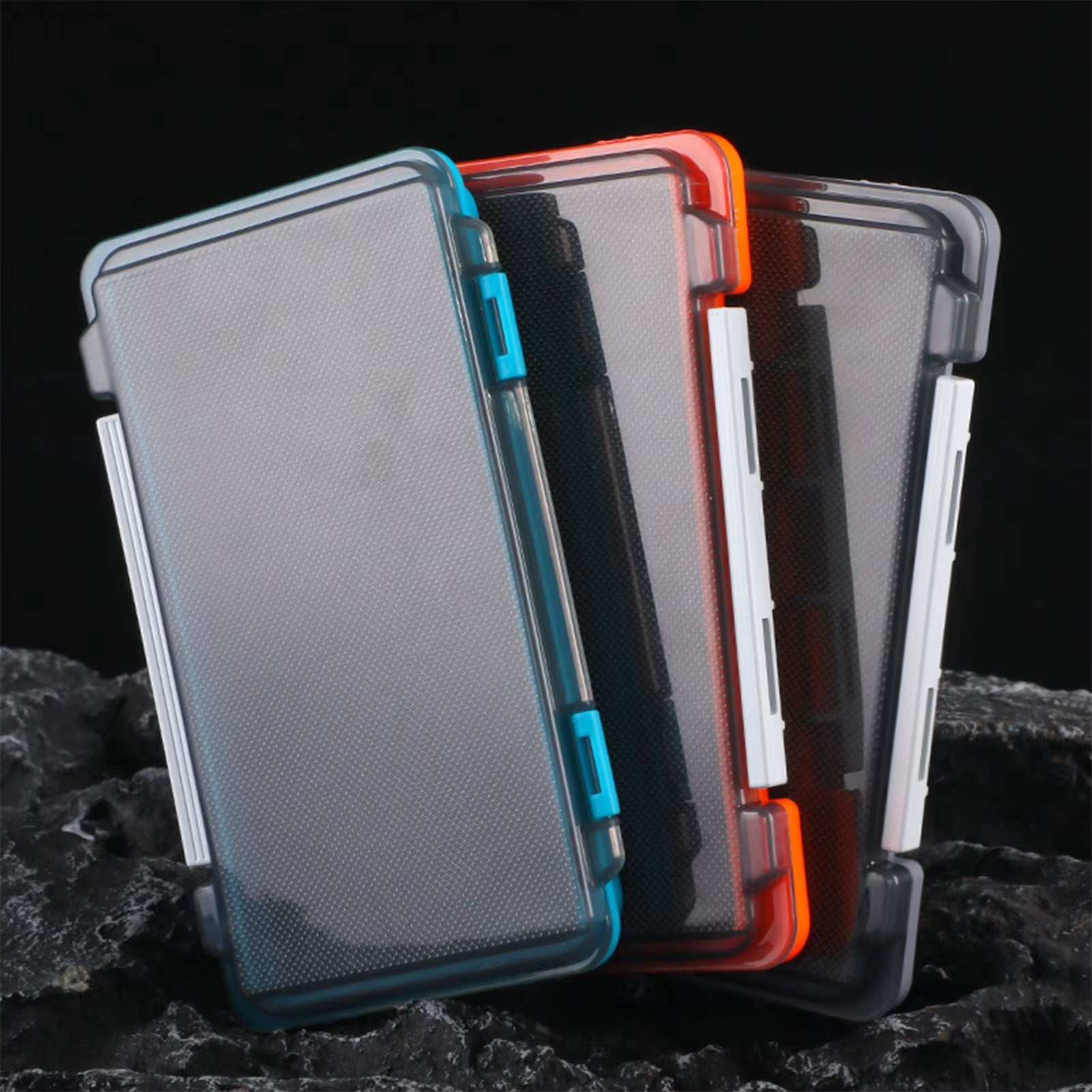 Fishing Tackles Baits Storage Case Translucent Protective Storage Box for Fishing Lures Spoons Fishhook