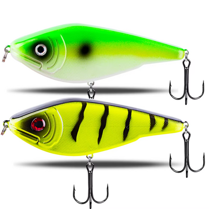 Slow Sinking Jerkbait 9Cm/26G Hard Artificial Fishing Lures Wobbler Hard Bait VIB Jerk Bait Pike Musky Fishing Tackle